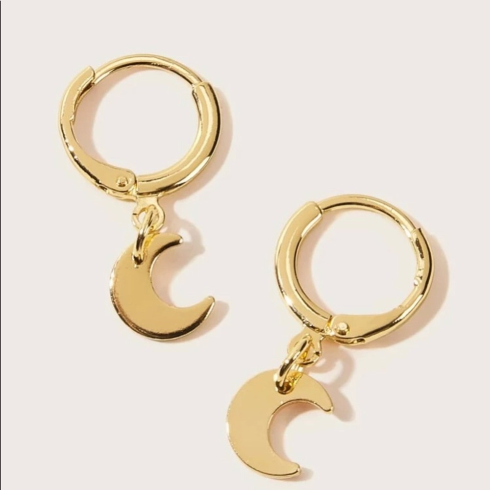 Moon Drop Earrings